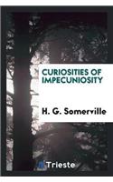Curiosities of Impecuniosity