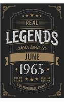 Real Legends were born in June 1965