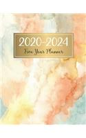 2020-2024 Five Year Planner: (2020-2024 Five Year Calendar Large, 60 Months Academic January 2020 - December 2024)