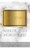 Capricorn - Weekly 2020 Horoscopes: Week-To-View Planner 2020