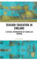 Teacher Education in England