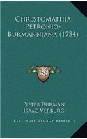 Chrestomathia Petronio-Burmanniana (1734)