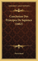 Conclusion Des Principes De Sapience (1662)