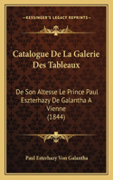 Catalogue De La Galerie Des Tableaux