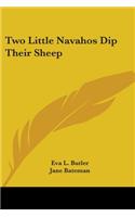 Two Little Navahos Dip Their Sheep