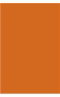 Journal Cinnamon Color Simple Plain Cinnamon