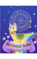 MANDALA -LAMA Coloring book