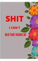 Shit I Can't Remember