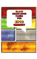 Blank Comic Book Pages For Epic Creativity