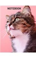 Notebook: Cats Kitty Composition Notebook (Diary, Journal): Large (8.5 x 11 inches) 100 Pages