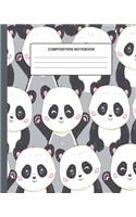 Composition Notebook Panda
