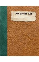 My Guitar Tablature Notebook: Tab Notes: Handy Notebook For Capturing Those Tabs, With Circle of Fifths and Chord Transposition Tables