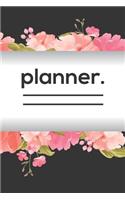 Planner.: Weekly Planner and Diary Undated Diary