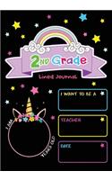 2nd Grade Lined Journal: Handwriting Practice Paper I Blank Lined Notebook Primary Ruled With Dotted Midline I Personalized Composition Book for Kids from Kindergarten to 2n