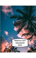 2020 Monthly Day Organizer