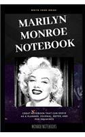 Marilyn Monroe Notebook: Great Notebook for School or as a Diary, Lined With More than 100 Pages. Notebook that can serve as a Planner, Journal, Notes and for Drawings.