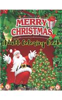 Merry Christmas Adult Coloring Book