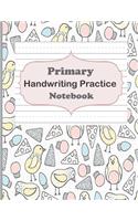 Primary Handwriting Practice Notebook: Dotted Mid-Line Notebook, Handwriting Printing Book, Blank Writing Sheets For Kindergarten To 3rd Grade Students(6 Writing Exercise)