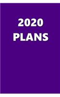2020 Daily Planner 2020 Plans Indigo Color 384 Pages: 2020 Planners Calendars Organizers Datebooks Appointment Books Agendas