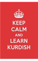 Keep Calm and Learn Kurdish: Kurdish Designer Notebook