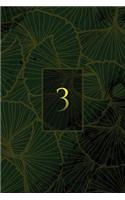 Monogram 3 Notebook: (Luxury Two 150 Lined)