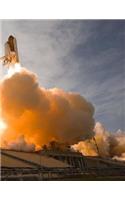 Space Shuttle Notebook Large Size 8.5 x 11 Ruled 150 Pages Softcover