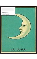 Tarot College Composition Notebook.: The Moon Tarot Notebook. For the lovers of esoteric art notebooks. Ideal Mistery College Composition Notebook