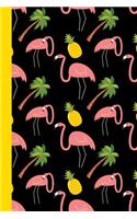 Flamingo Pineapple Notebook