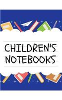 Childen's Notebooks (Book 3): Ages 4-8 Childhood Learning, Preschool Activity Book 100 Pages Size 8.5x11 Inch