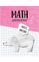 Math Graph Paper Notebook