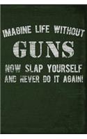Imagine Life Without Guns Now Slap Yourself and Never Do It Again