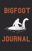 Bigfoot Journal: Sasquatch Journal 6x9 Notebook