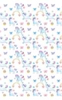 Unicorn Pattern - Mythical Creature 46: Blank Lined Notebook for Unicorn Lovers and Mythical Creatures Enthusiasts