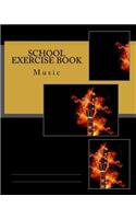 School Exercise Book: Music