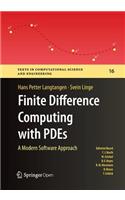 Finite Difference Computing with Pdes