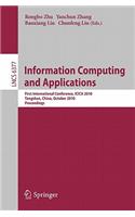 Information Computing and Applications