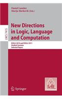 New Directions in Logic, Language, and Computation