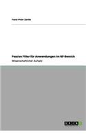 Passive Filter für Anwendungen im NF-Bereich
