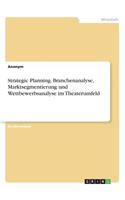Strategic Planning. Branchenanalyse, Marktsegmentierung und Wettbewerbsanalyse im Theaterumfeld: (German)