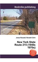 New York State Route 215 (1940s 1970s): (English)