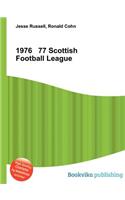 1976 77 Scottish Football League: (English)