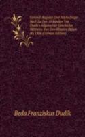 General-Register Und Nachschlage-Buch Zu Den 10 Banden Von Dudik's Allgemeiner Geschichte Mahrens. Von Den Altesten Zeiten Bis 1306 (German Edition)