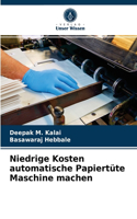 Niedrige Kosten automatische Papiertüte Maschine machen