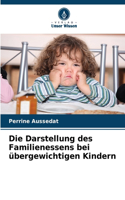 Darstellung des Familienessens bei übergewichtigen Kindern