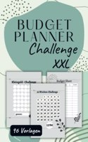 Budget Planner Challenge XXL: 65 Sparchallenges + 31 neutrale Budget Sheets/Sinking Funds. Geld sparen und reich werden mit der Umschlagmethode. (German Edition)
