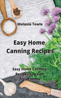 Easy Home Canning Recipes
