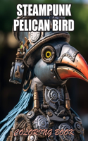 Steampunk Pelican Bird Coloring Book