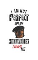 Ik ben niet perfect, maar mijn Rottweiler houdt van me...