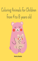 Coloring Animals for Children from 4 to 8 years old