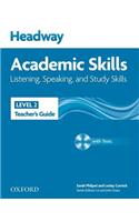 Headway Academic Skills: 2: Listening, Speaking, and Study Skills Teacher's Guide with Tests CD-ROM